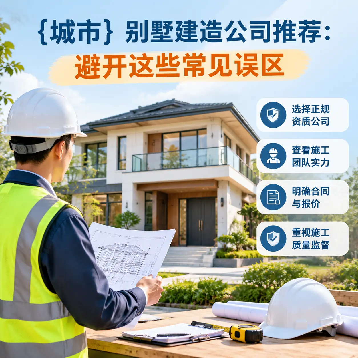 关岭 别墅建造公司推荐:避开这些常见误区
