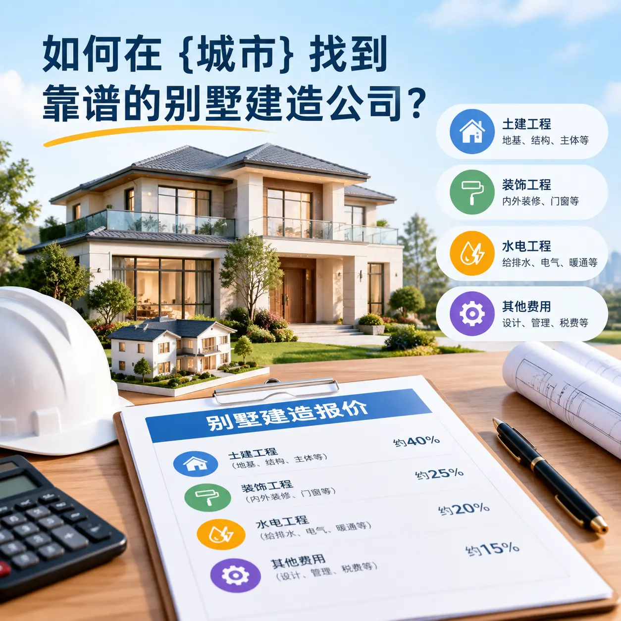 如何在 关岭 找到靠谱的别墅建造公司？