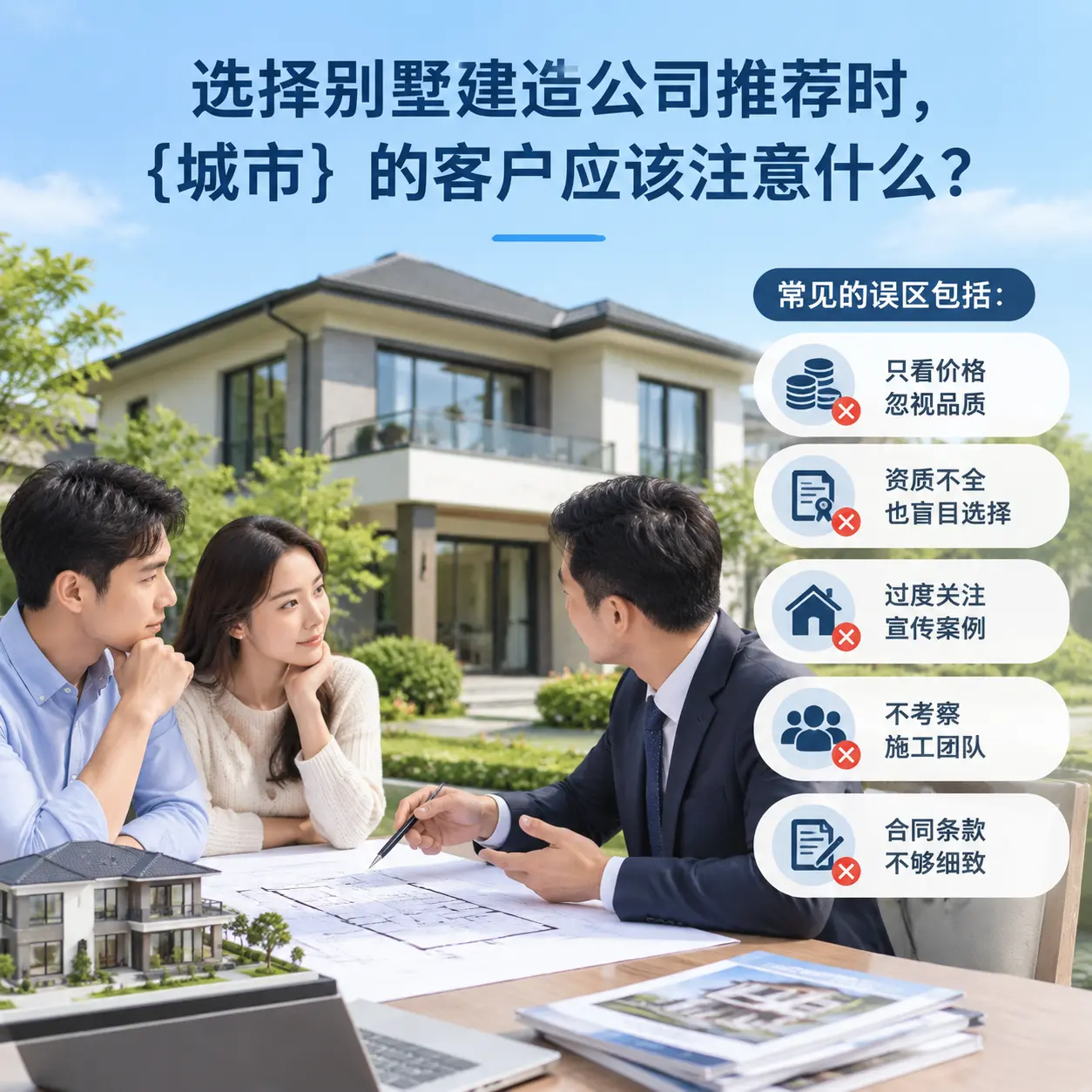 选择别墅建造公司推荐时，关岭 的客户应该注意什么？