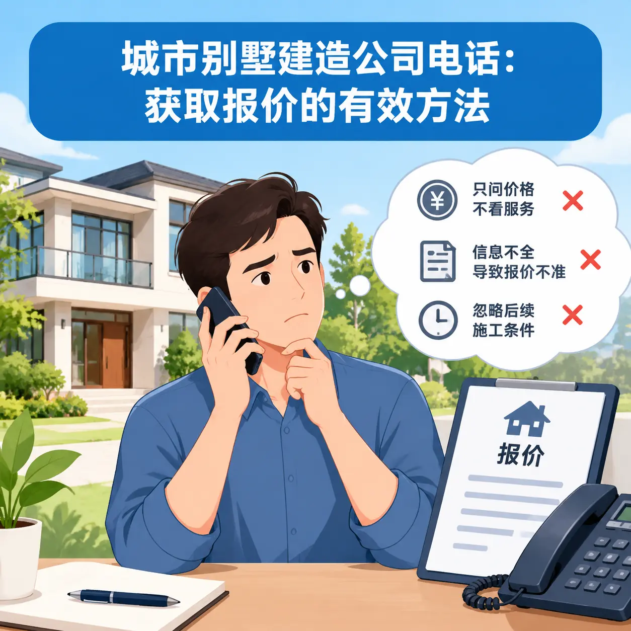 关岭别墅建造公司电话：获取报价的有效方法